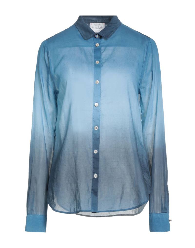 FORTE_FORTE Hemd Damen Taubenblau von FORTE_FORTE