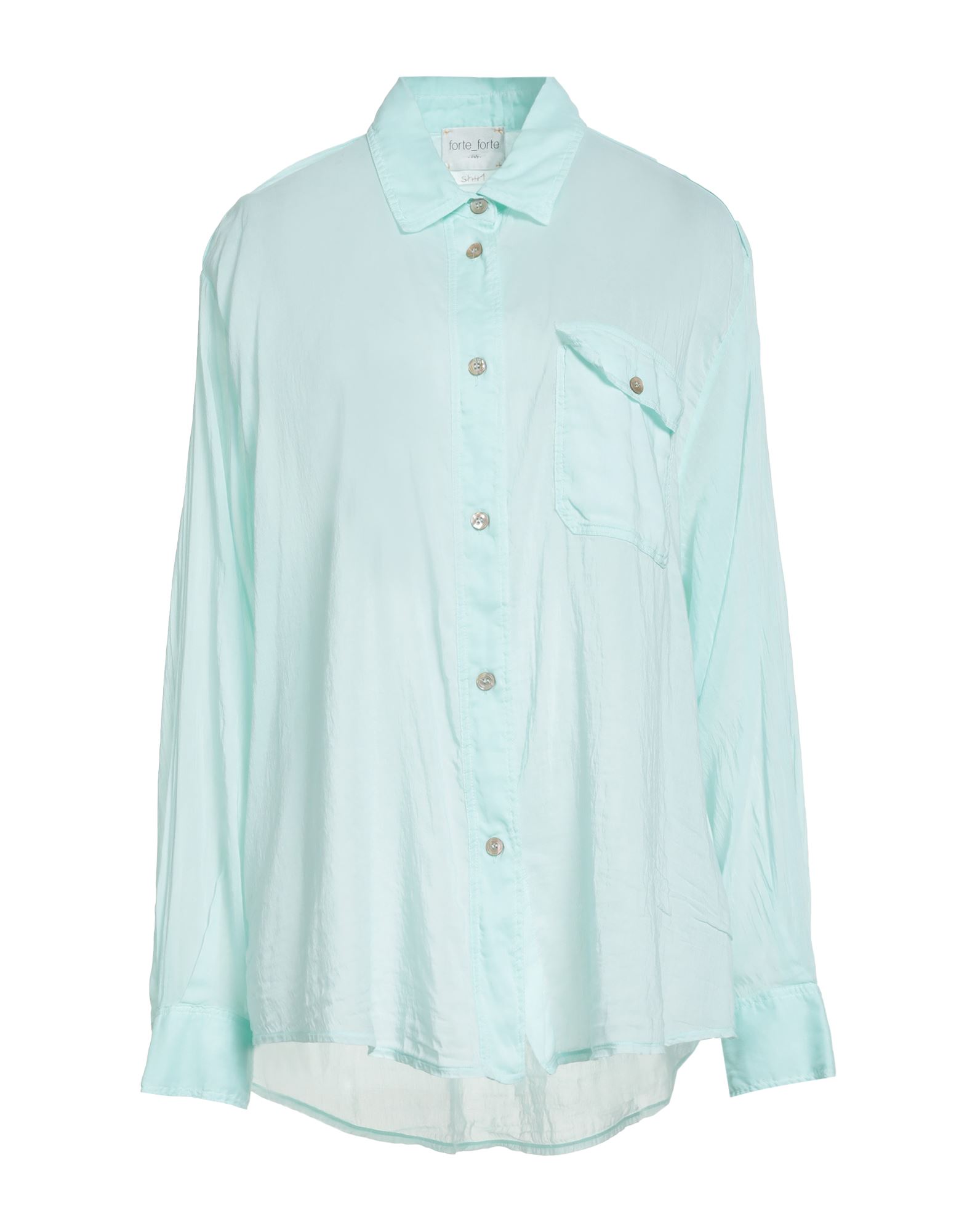 FORTE_FORTE Hemd Damen Tūrkis von FORTE_FORTE