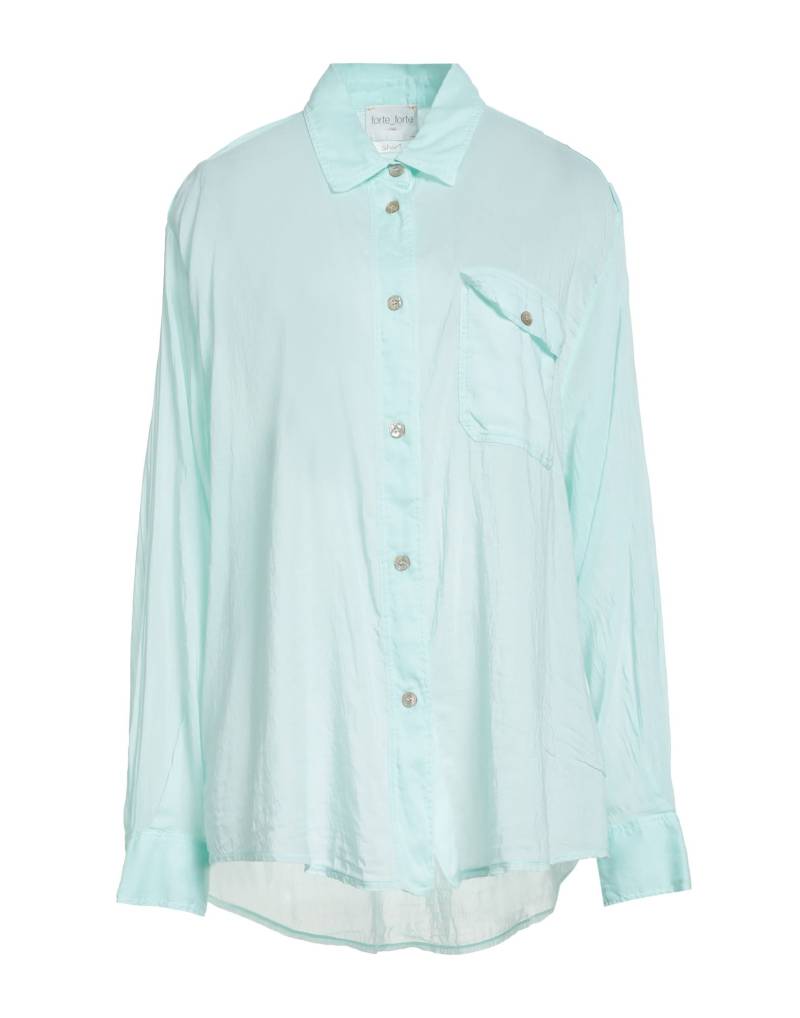 FORTE_FORTE Hemd Damen Tūrkis von FORTE_FORTE