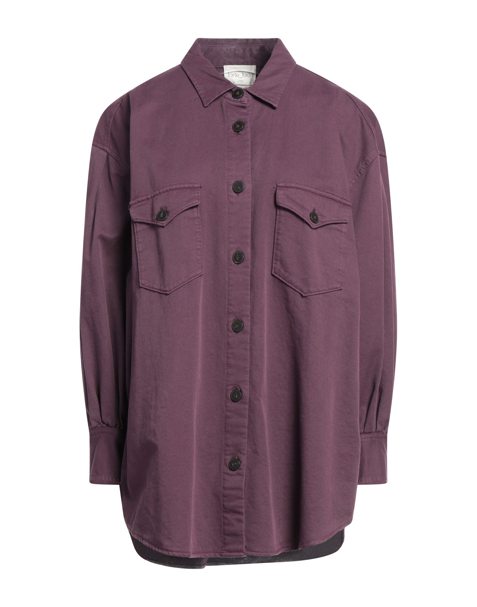 FORTE_FORTE Hemd Damen Violett FORTE_FORTE Hemd Damen Violett von FORTE_FORTE