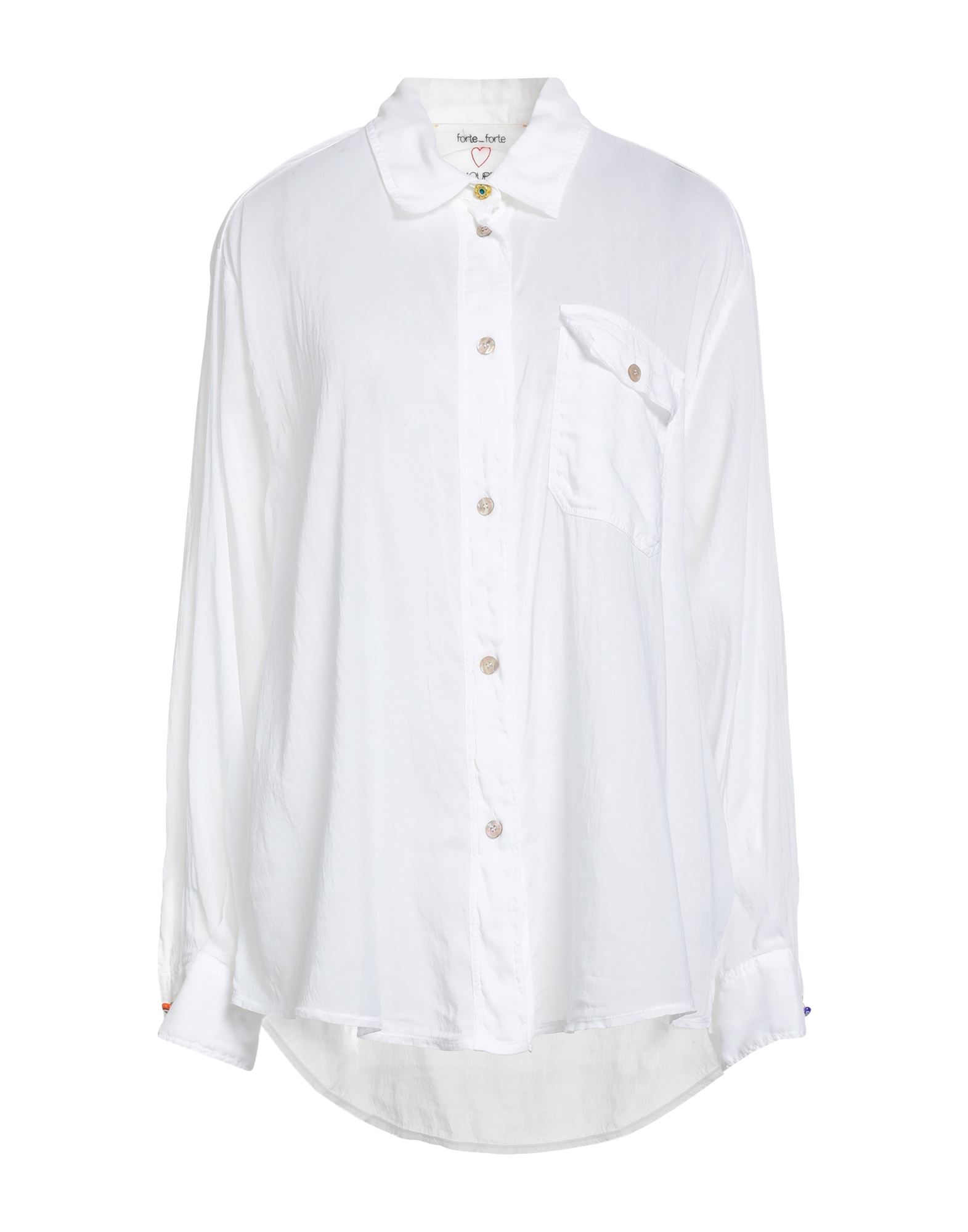 FORTE_FORTE Hemd Damen Weiß von FORTE_FORTE