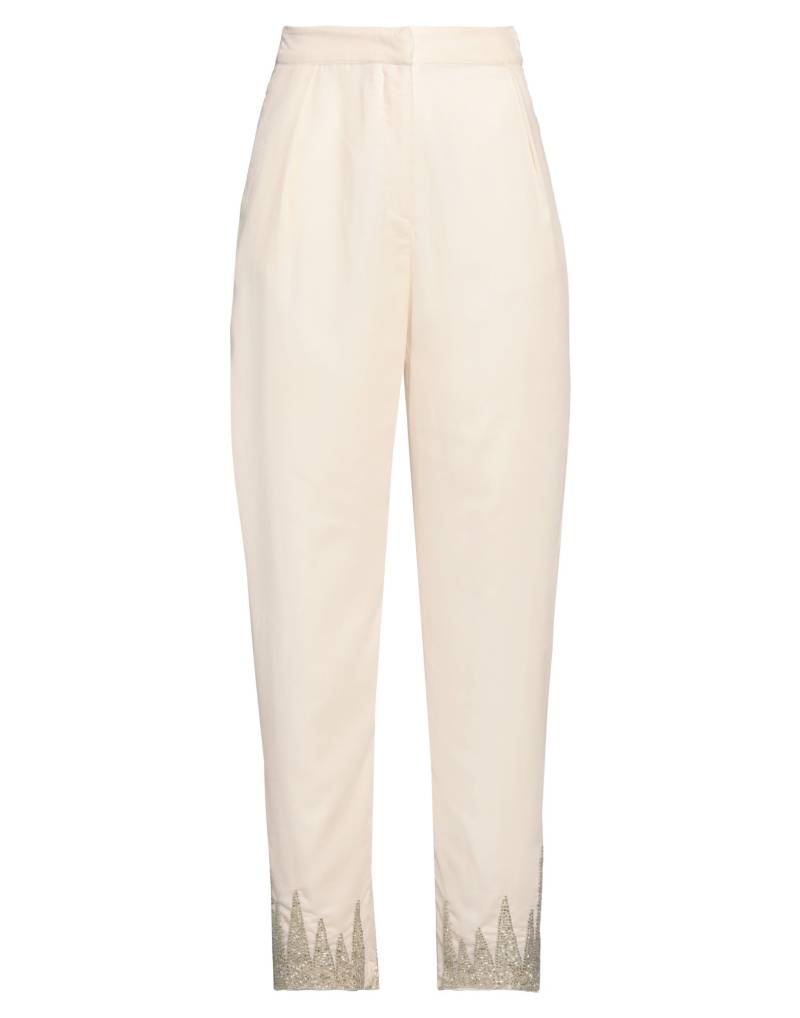 FORTE_FORTE Hose Damen Elfenbein von FORTE_FORTE