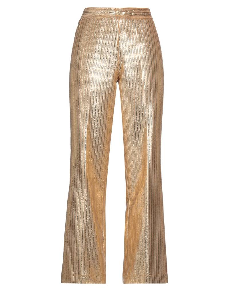 FORTE_FORTE Hose Damen Gold von FORTE_FORTE