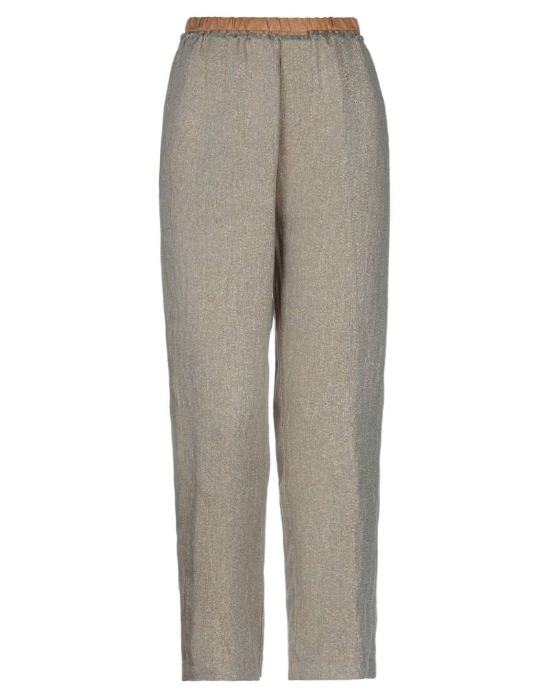 FORTE_FORTE Hose Damen Gold von FORTE_FORTE