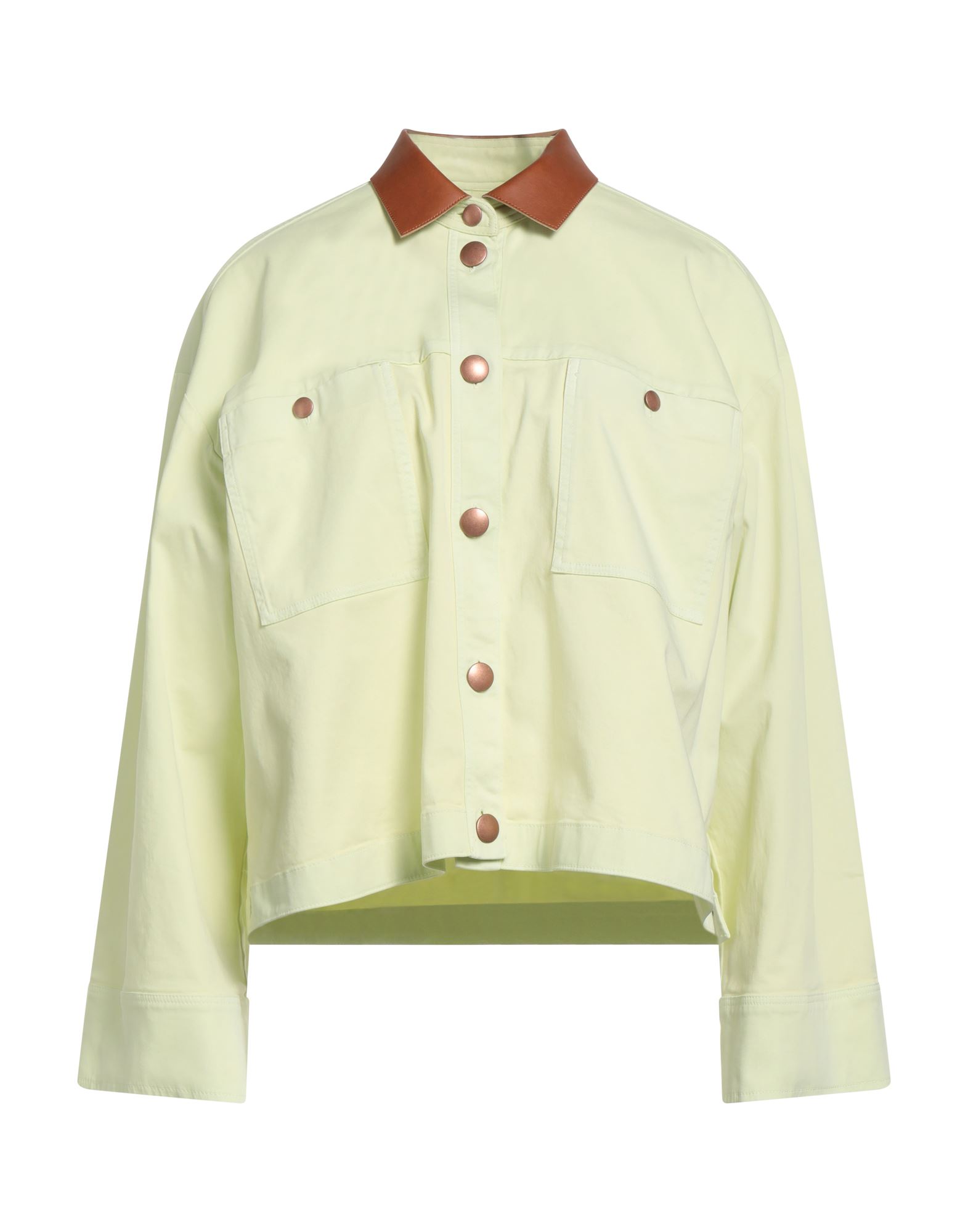 FORTE_FORTE Jeansjacke/-mantel Damen Säuregrün von FORTE_FORTE