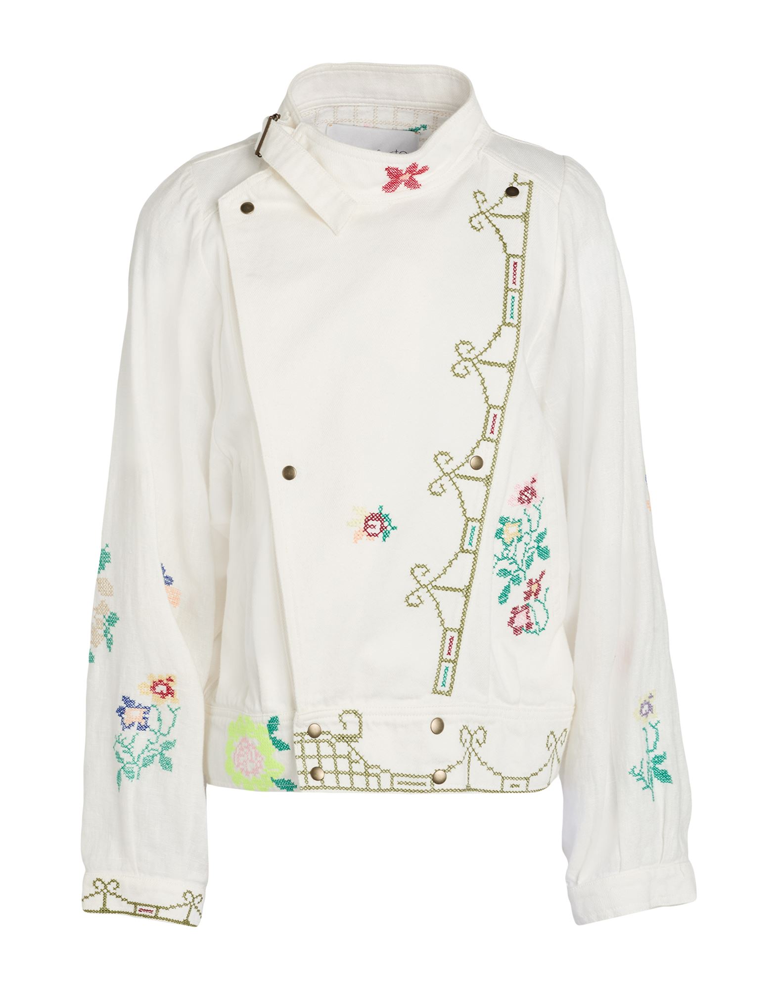 FORTE_FORTE Jeansjacke/-mantel Damen Weiß von FORTE_FORTE