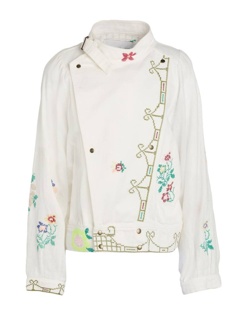 FORTE_FORTE Jeansjacke/-mantel Damen Weiß von FORTE_FORTE