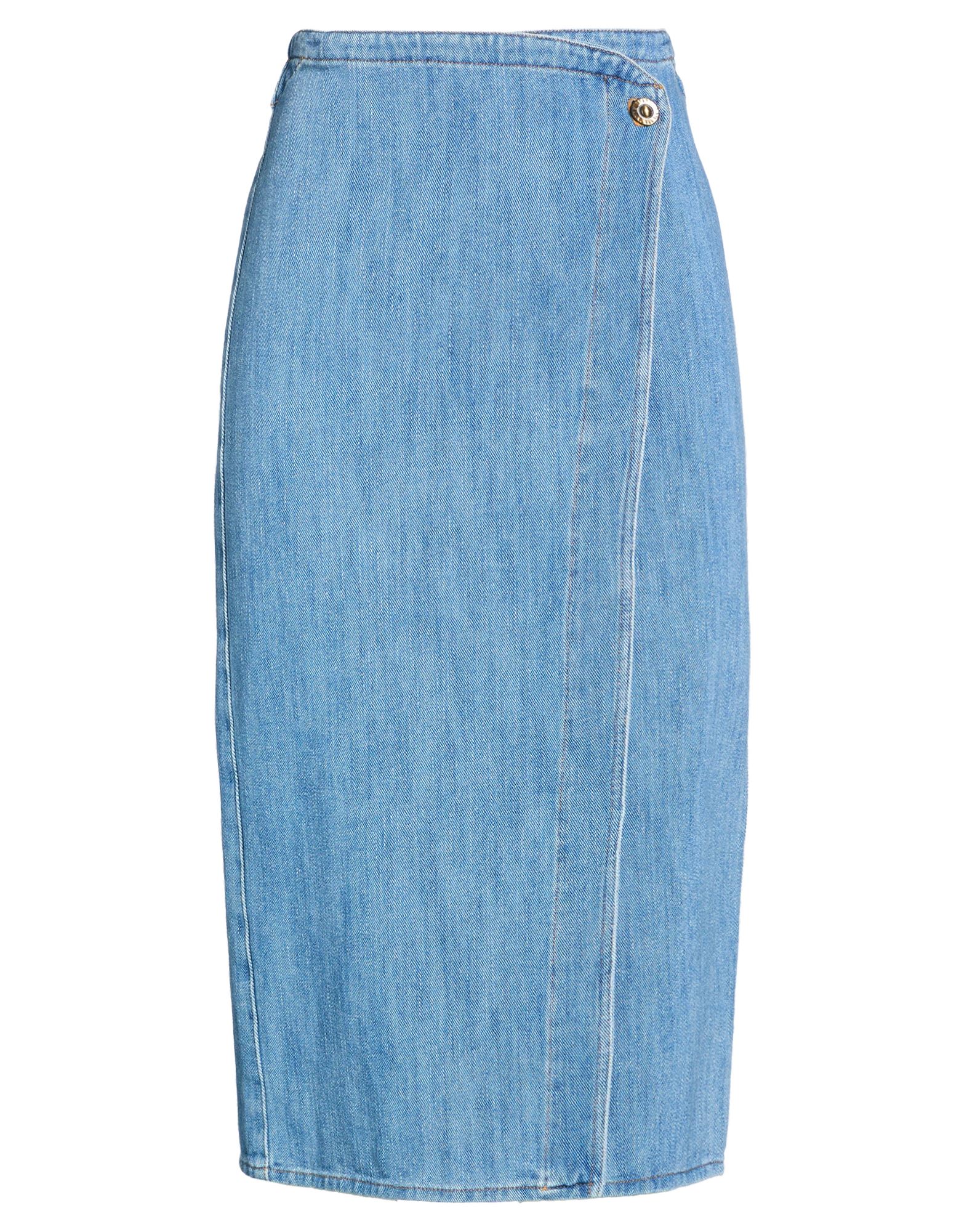 FORTE_FORTE Jeansrock Damen Blau von FORTE_FORTE