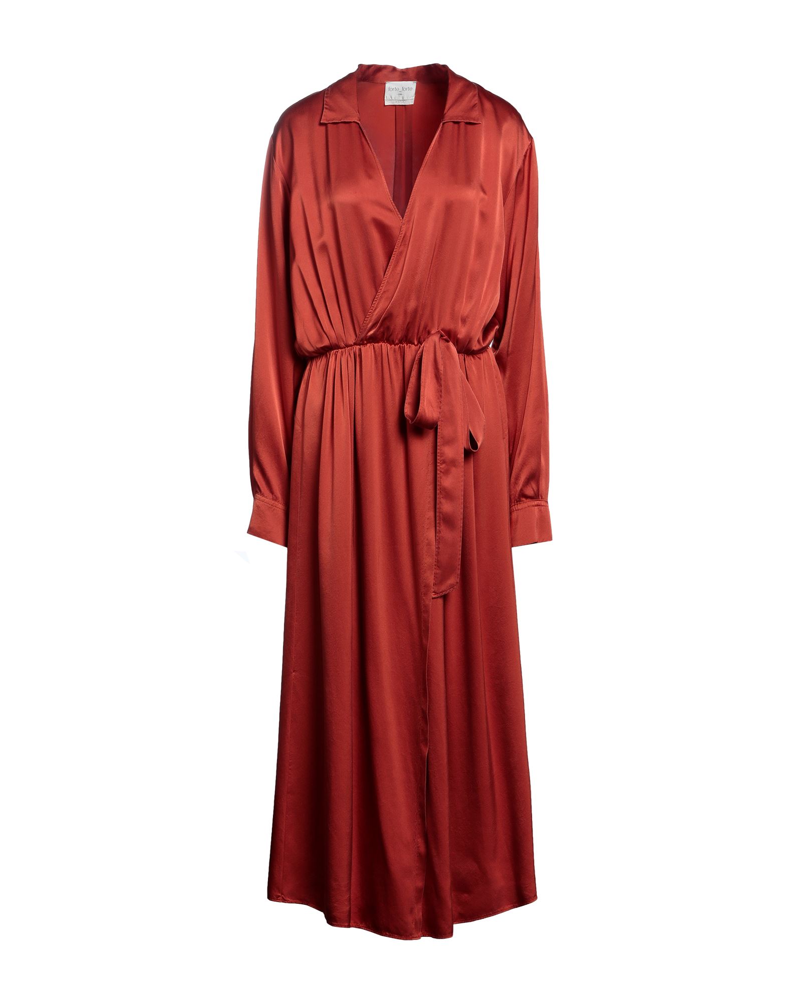 FORTE_FORTE Maxi-kleid Damen Rostrot von FORTE_FORTE