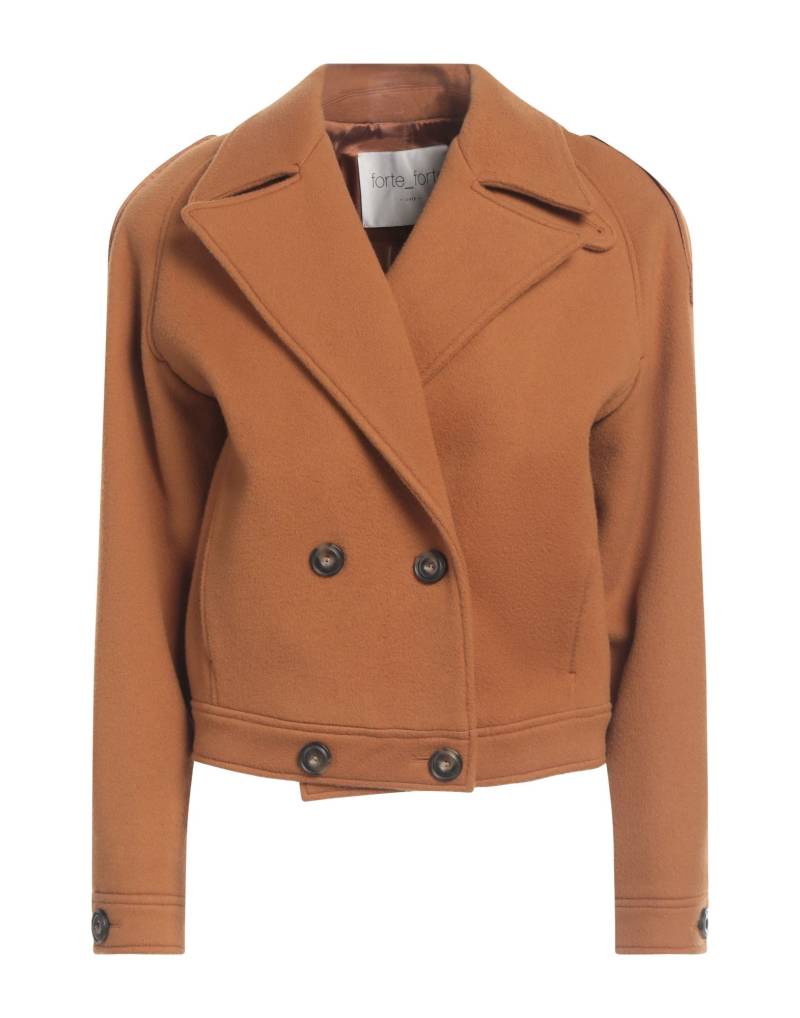 FORTE_FORTE Mantel Damen Braun von FORTE_FORTE