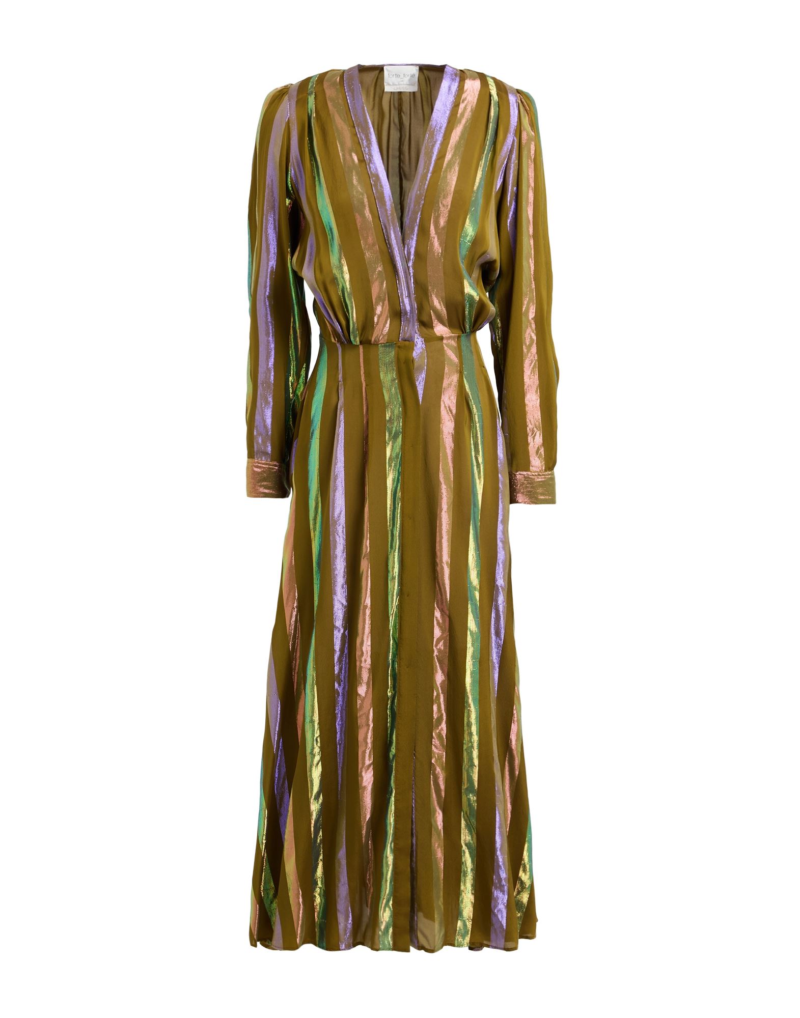 FORTE_FORTE Maxi-kleid Damen Khaki von FORTE_FORTE