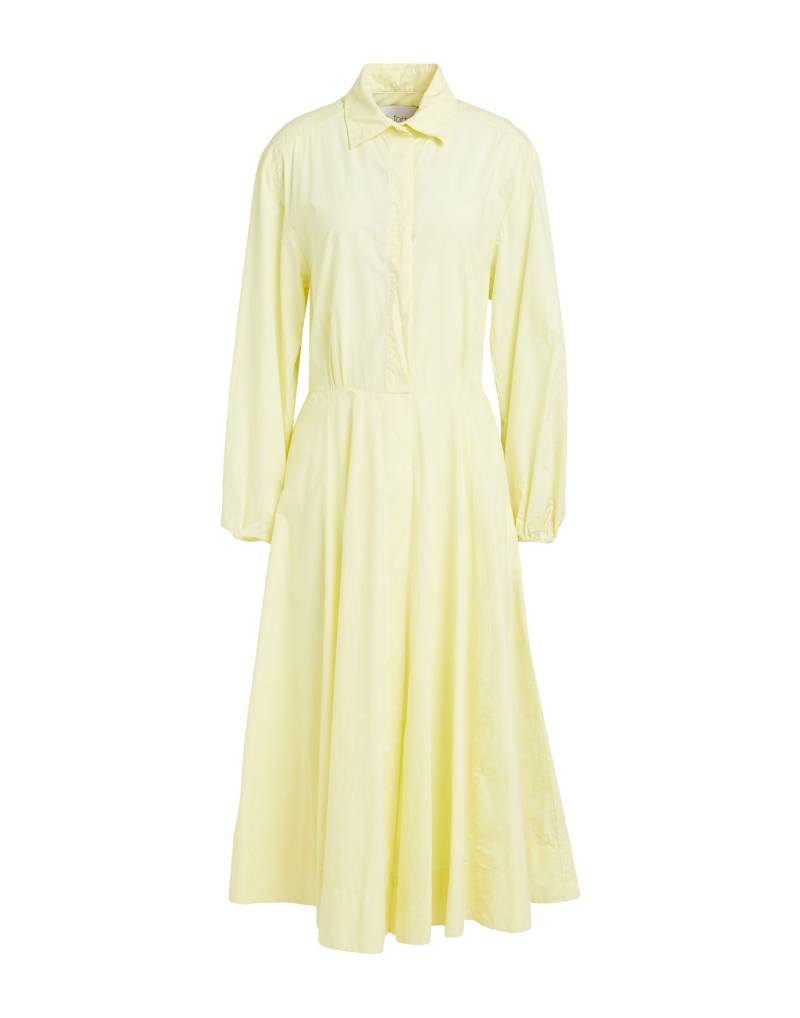 FORTE_FORTE Midi-kleid Damen Pastellgelb von FORTE_FORTE