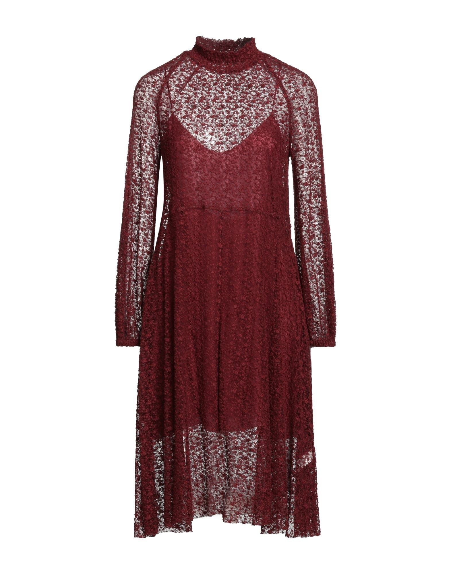 FORTE_FORTE Midi-kleid Damen Bordeaux von FORTE_FORTE