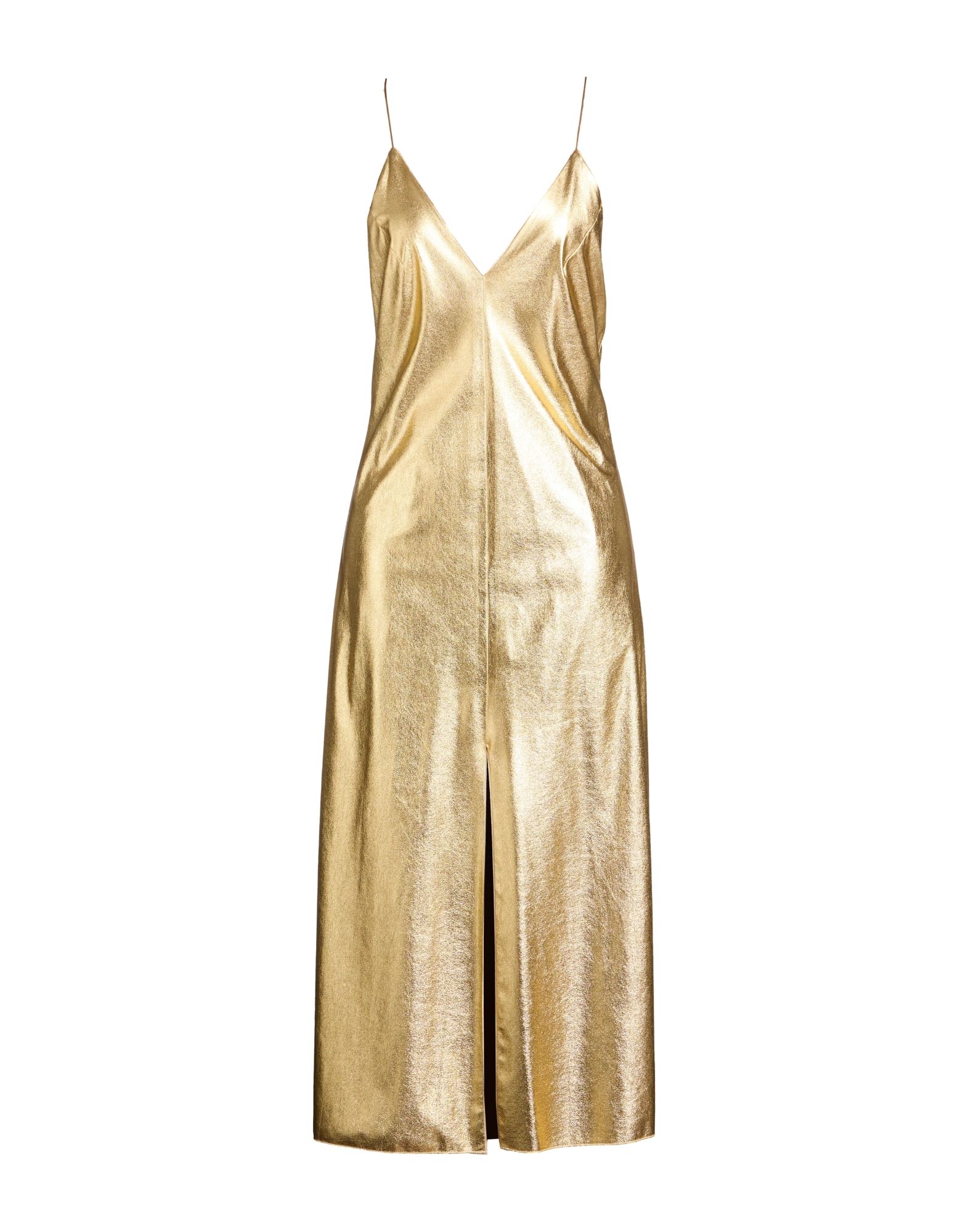 FORTE_FORTE Midi-kleid Damen Gold von FORTE_FORTE