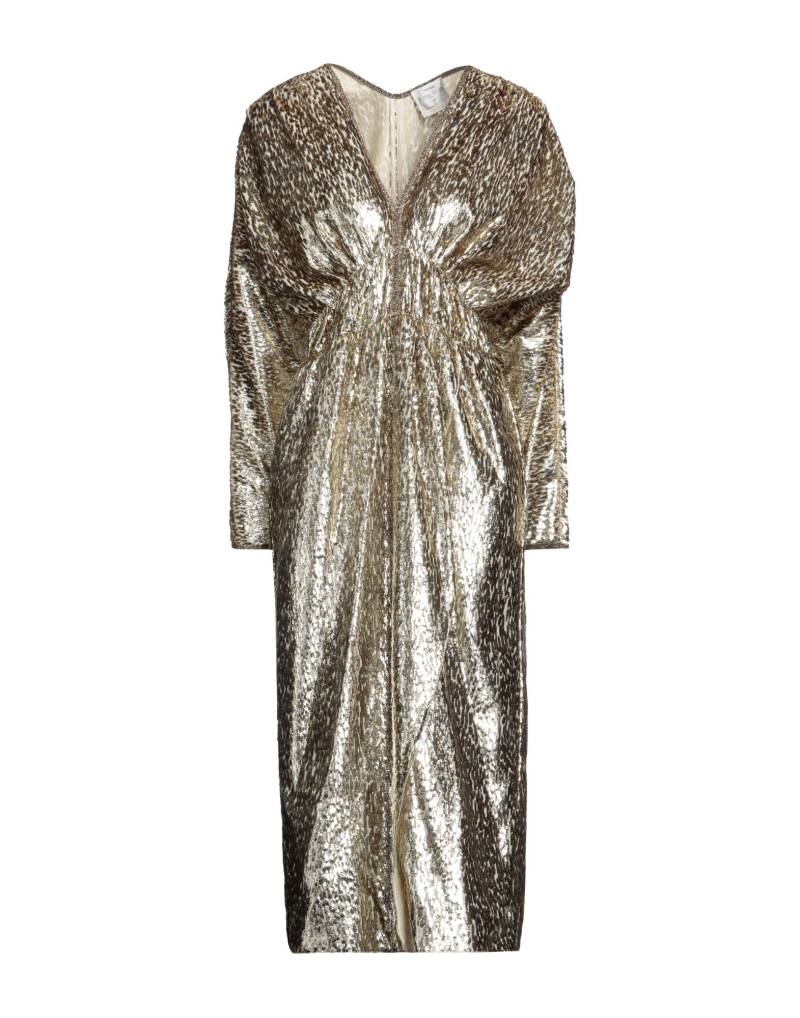 FORTE_FORTE Midi-kleid Damen Gold von FORTE_FORTE