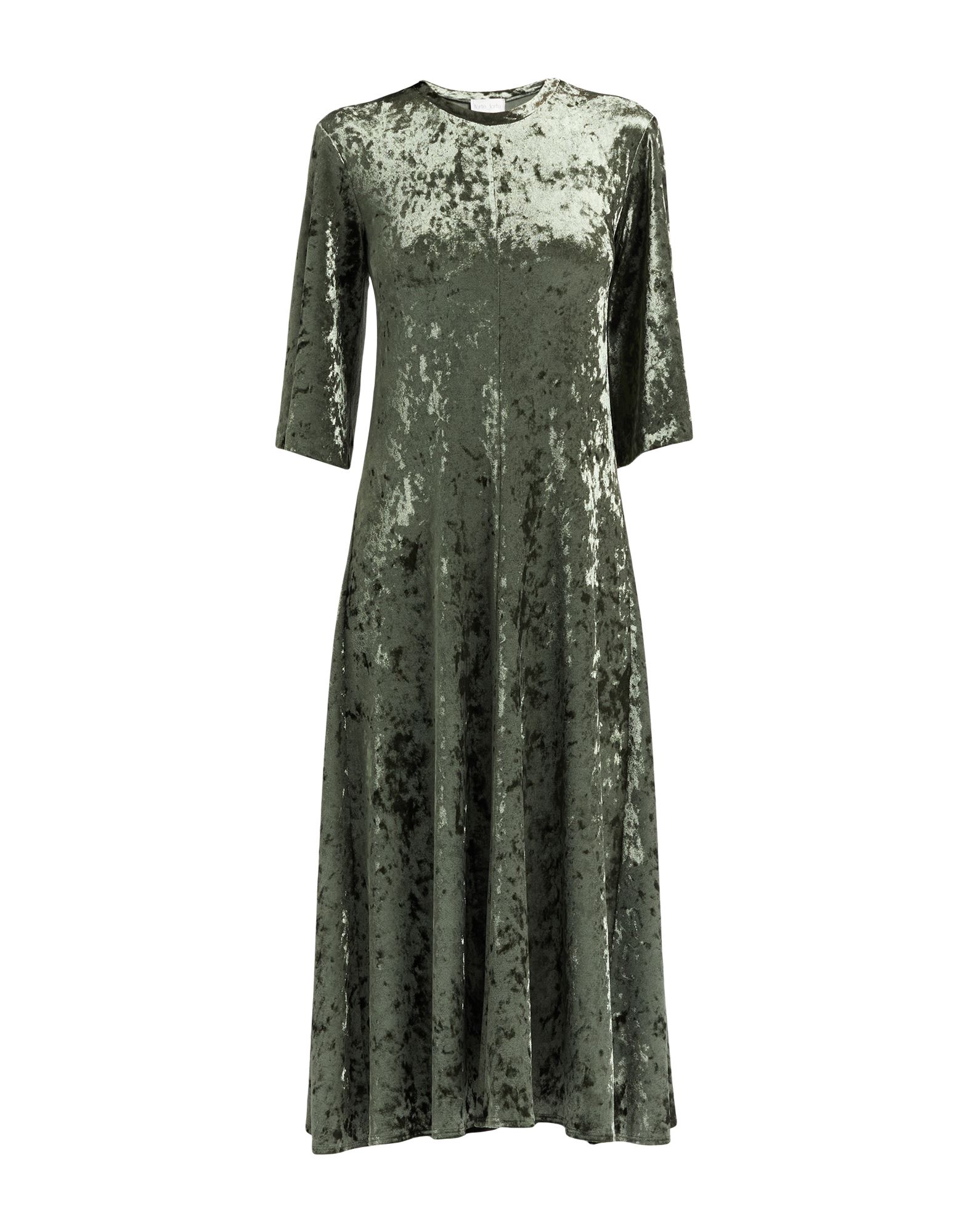 FORTE_FORTE Midi-kleid Damen Militärgrün FORTE_FORTE Midi-kleid Damen Militärgrün von FORTE_FORTE