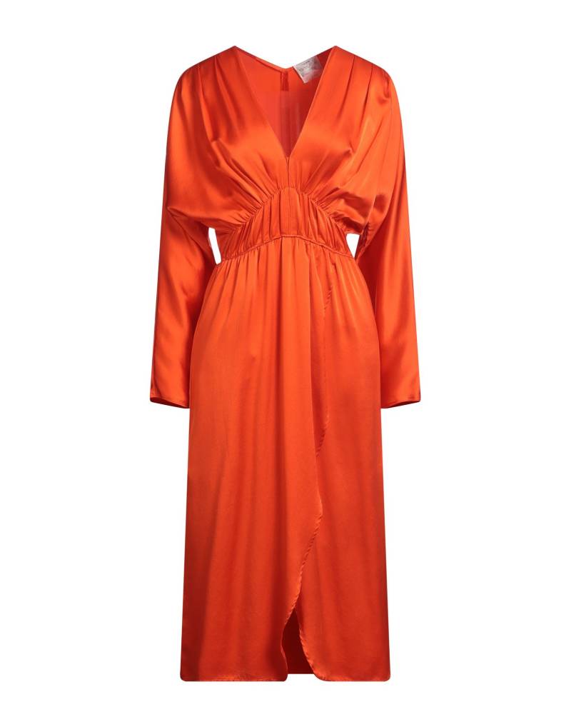 FORTE_FORTE Midi-kleid Damen Orange von FORTE_FORTE