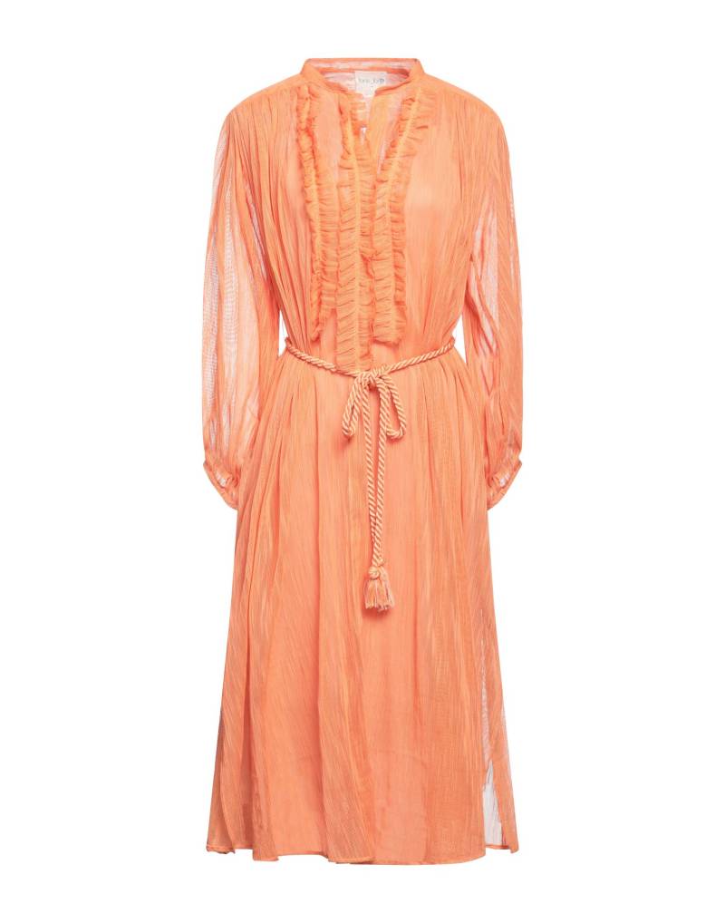FORTE_FORTE Midi-kleid Damen Orange von FORTE_FORTE