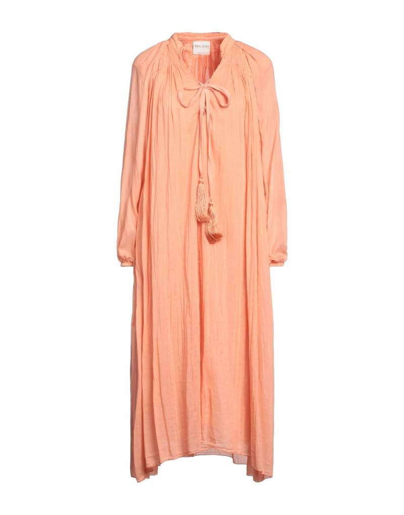 FORTE_FORTE Midi-kleid Damen Pfirsich von FORTE_FORTE