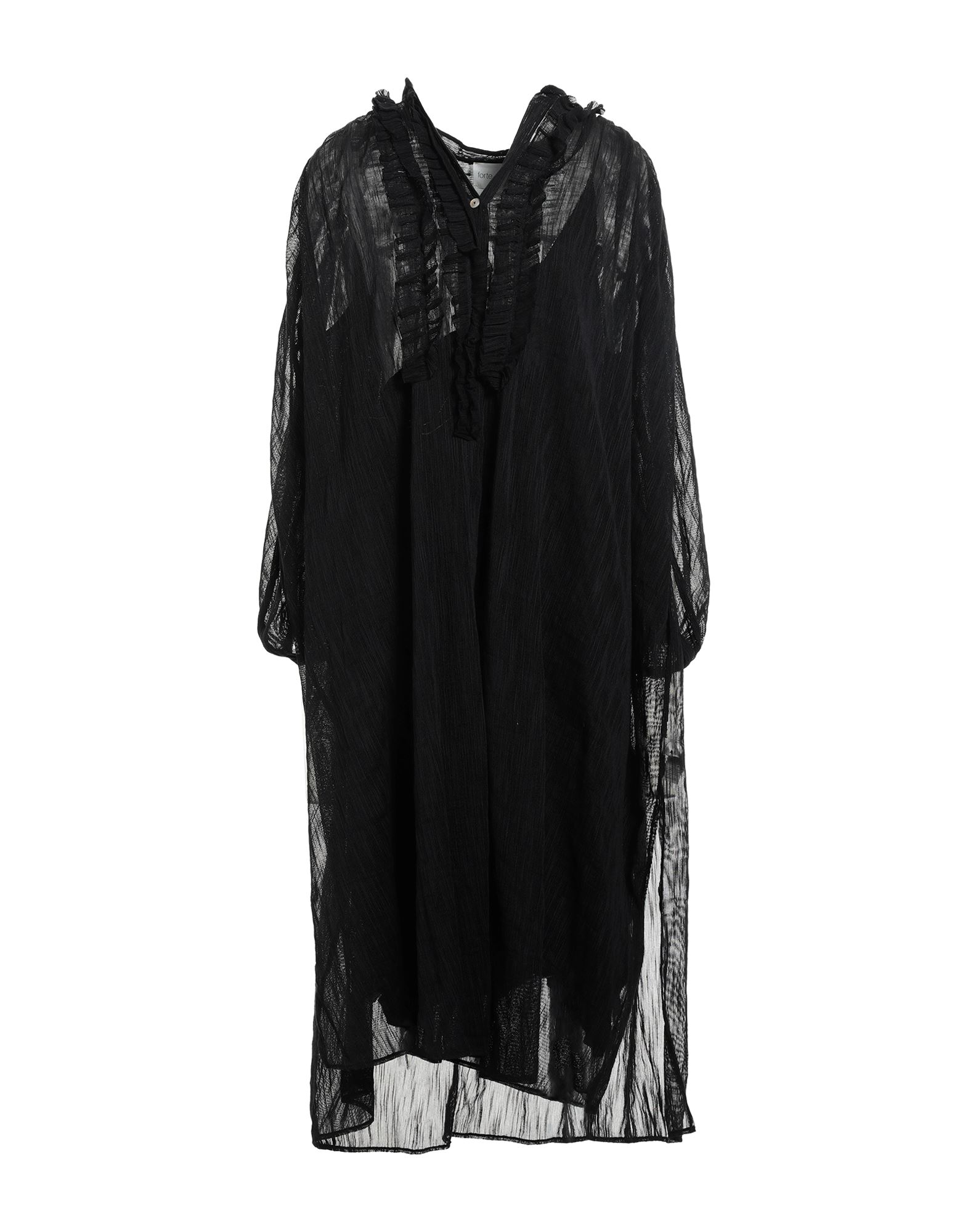 FORTE_FORTE Midi-kleid Damen Schwarz FORTE_FORTE Midi-kleid Damen Schwarz von FORTE_FORTE