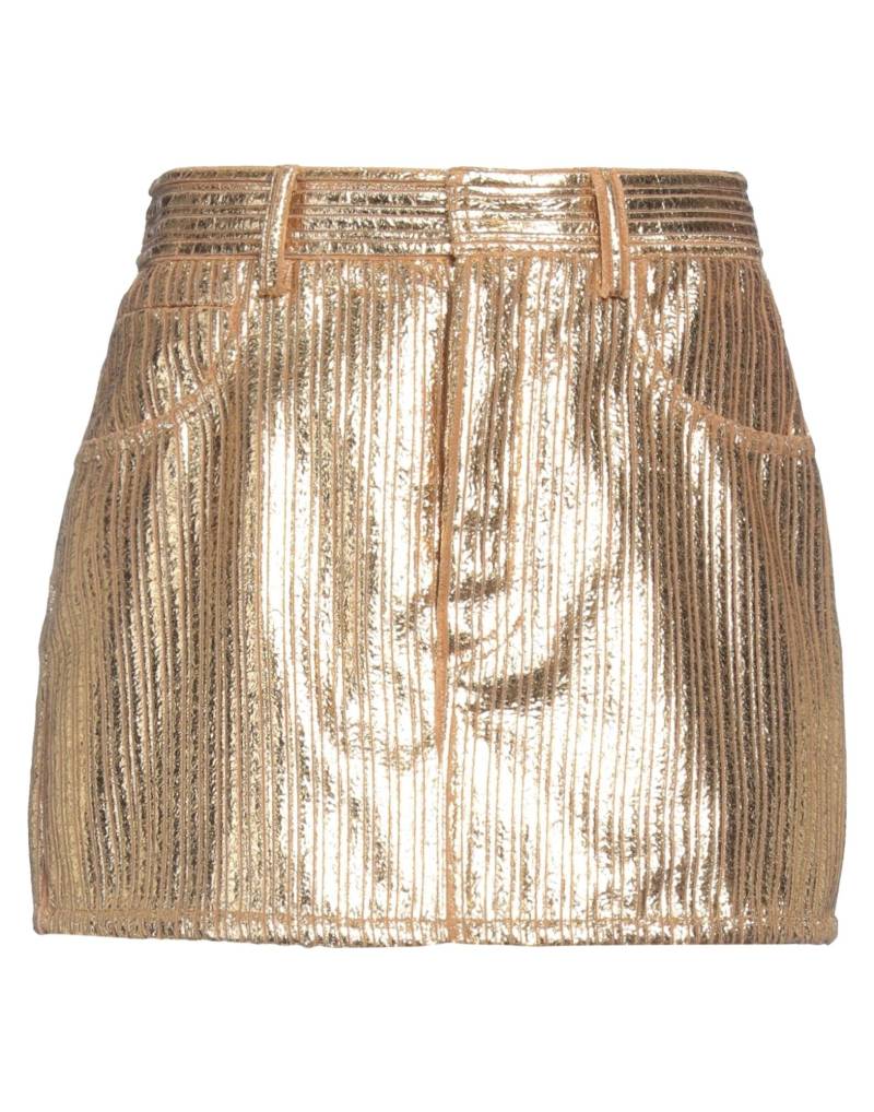 FORTE_FORTE Minirock Damen Gold von FORTE_FORTE