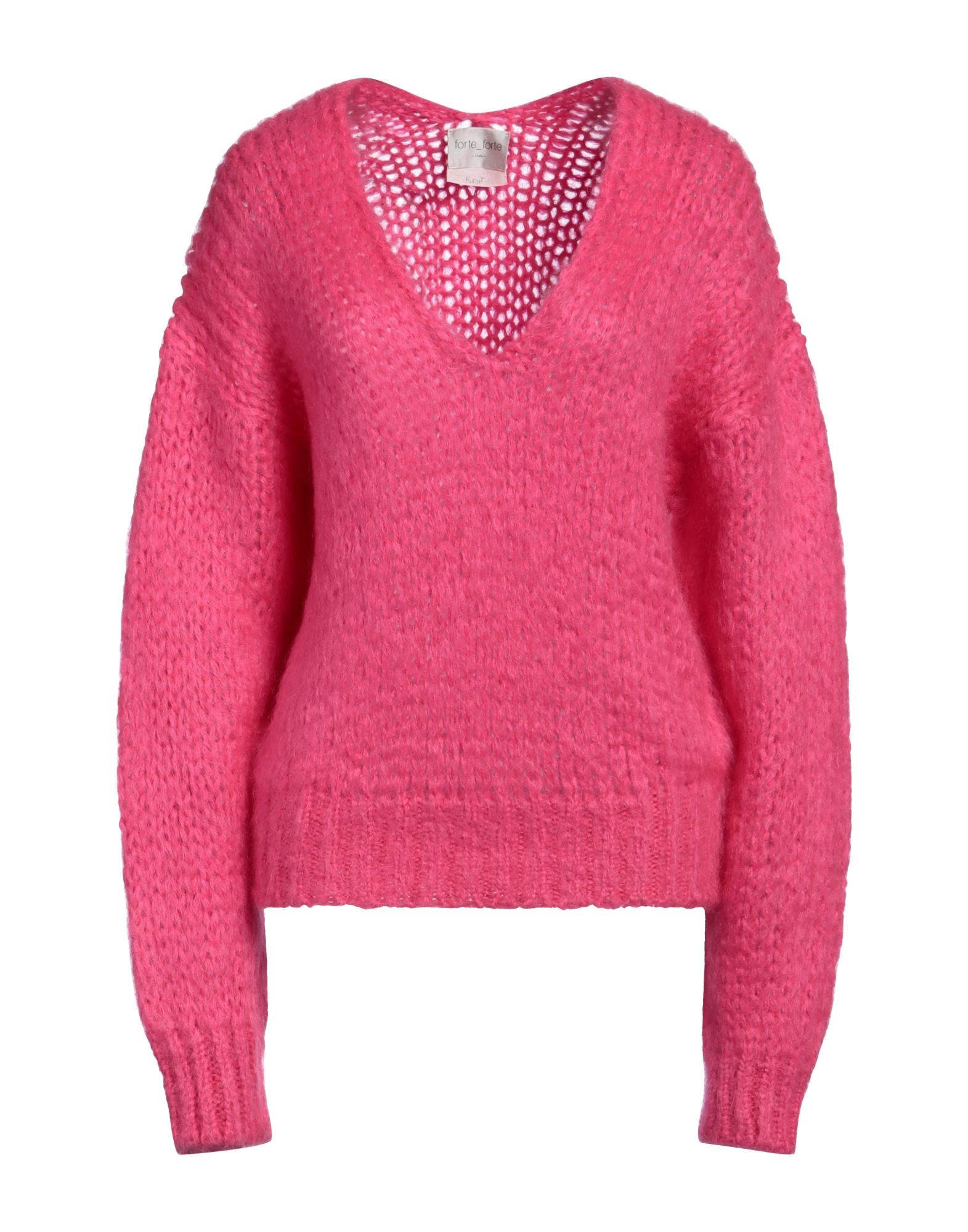 FORTE_FORTE Pullover Damen Fuchsia von FORTE_FORTE