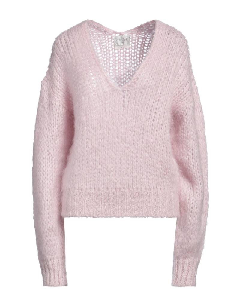 FORTE_FORTE Pullover Damen Hellrosa von FORTE_FORTE