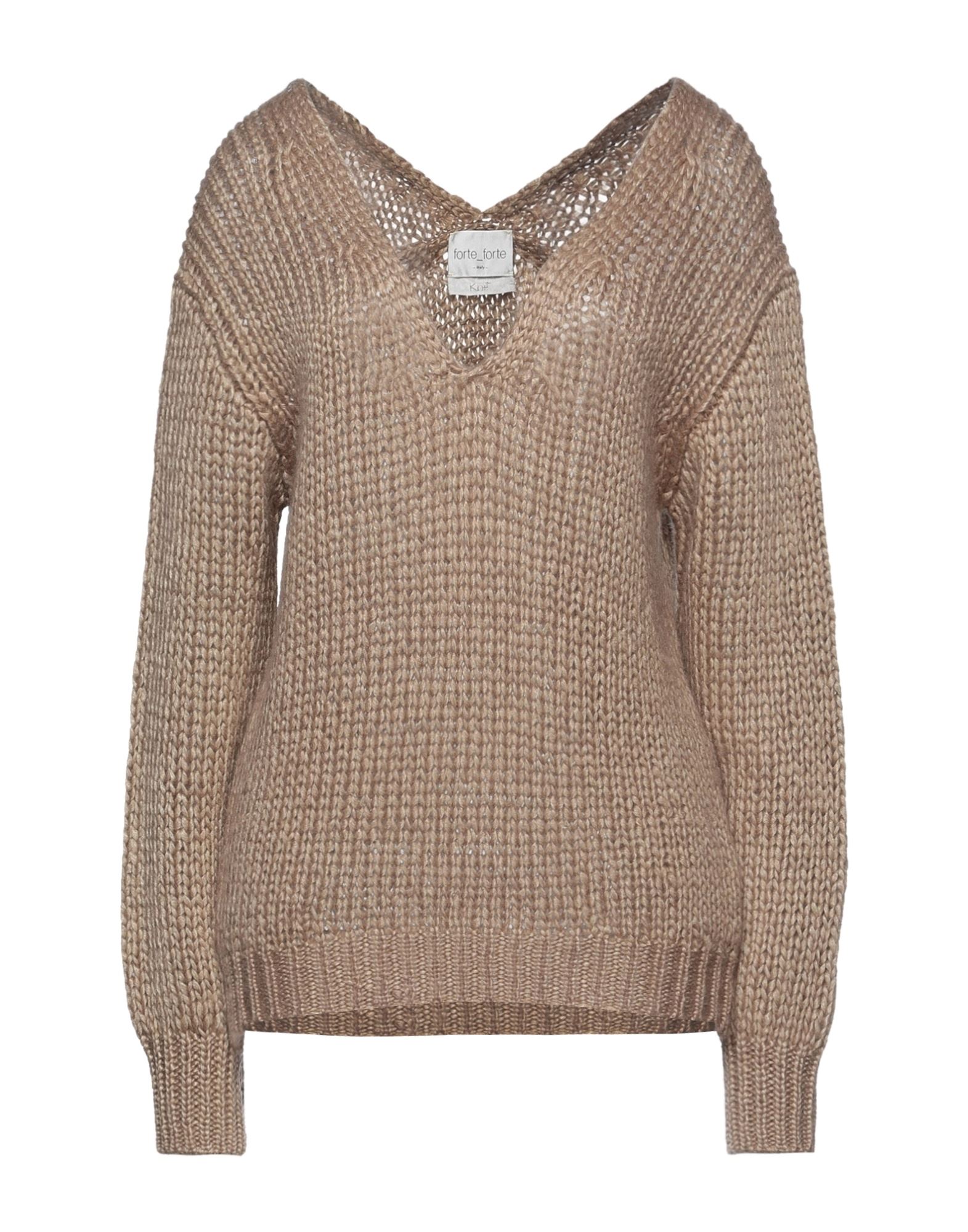 FORTE_FORTE Pullover Damen Kamel FORTE_FORTE Pullover Damen Kamel von FORTE_FORTE