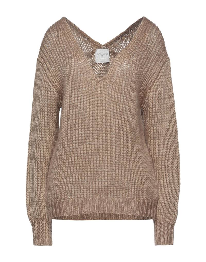 FORTE_FORTE Pullover Damen Kamel von FORTE_FORTE