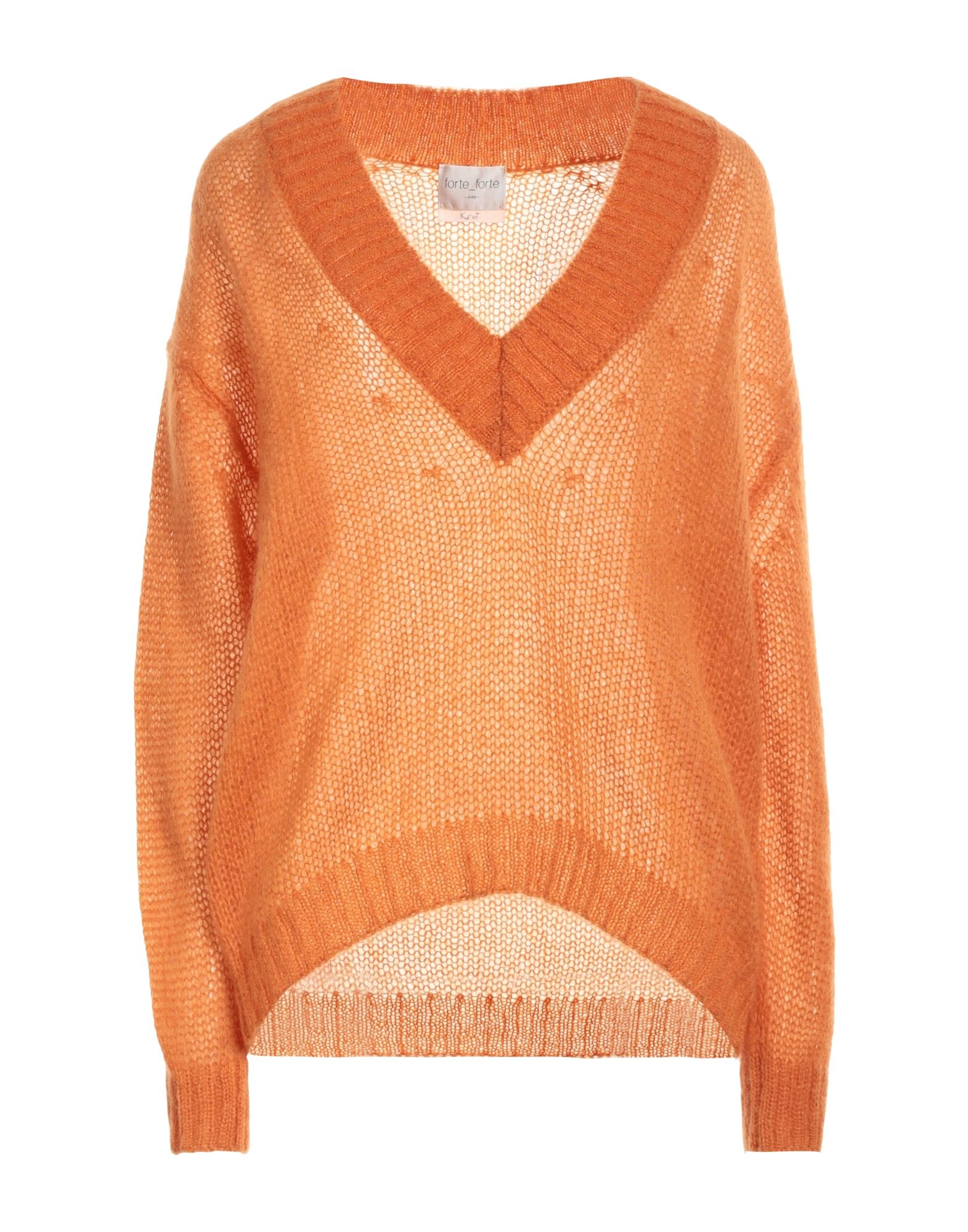 FORTE_FORTE Pullover Damen Orange von FORTE_FORTE