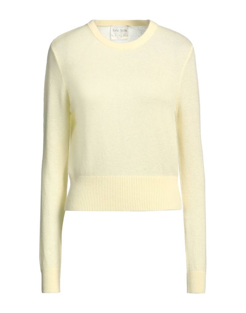 FORTE_FORTE Pullover Damen Pastellgelb von FORTE_FORTE