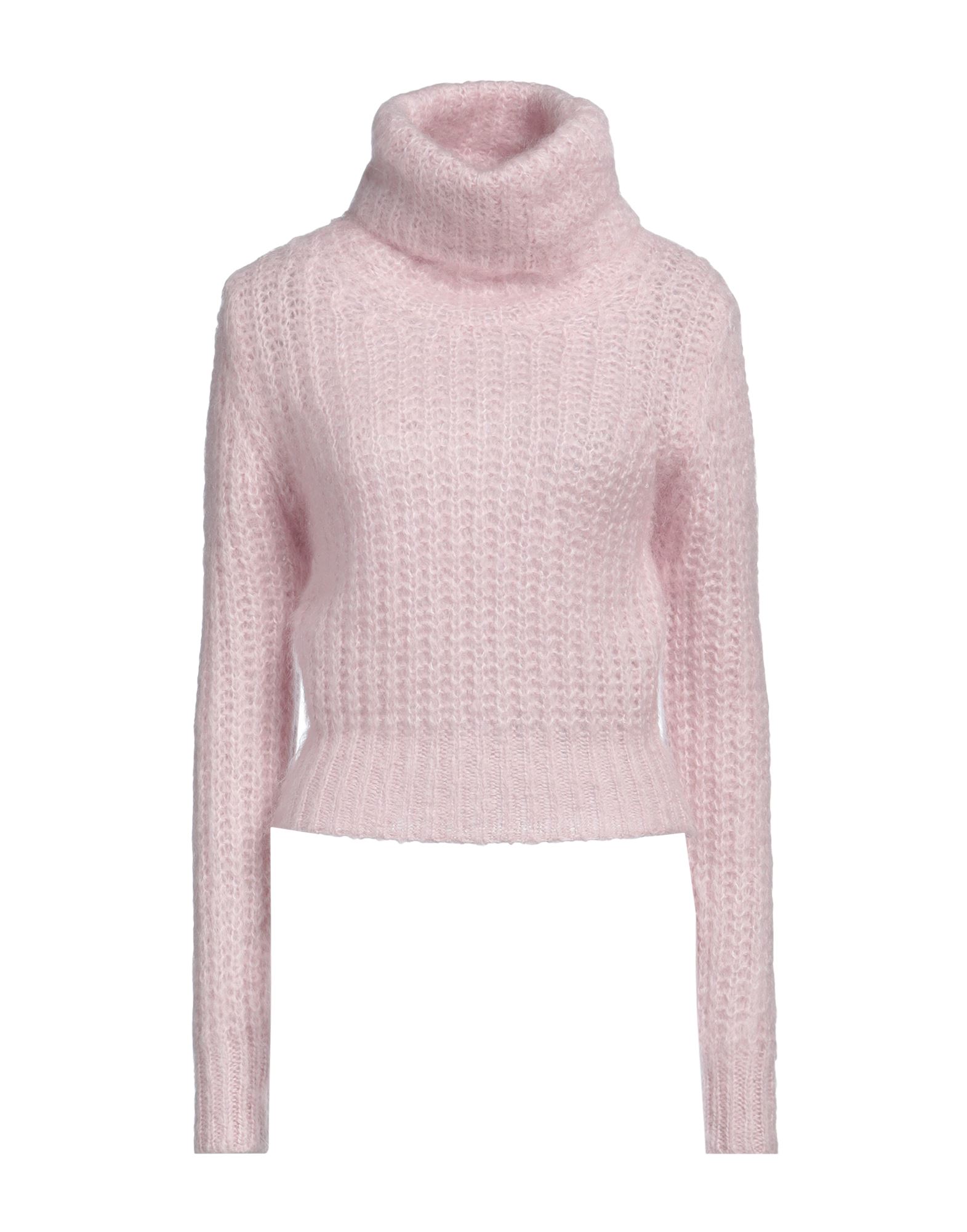 FORTE_FORTE Rollkragenpullover Damen Hellrosa von FORTE_FORTE