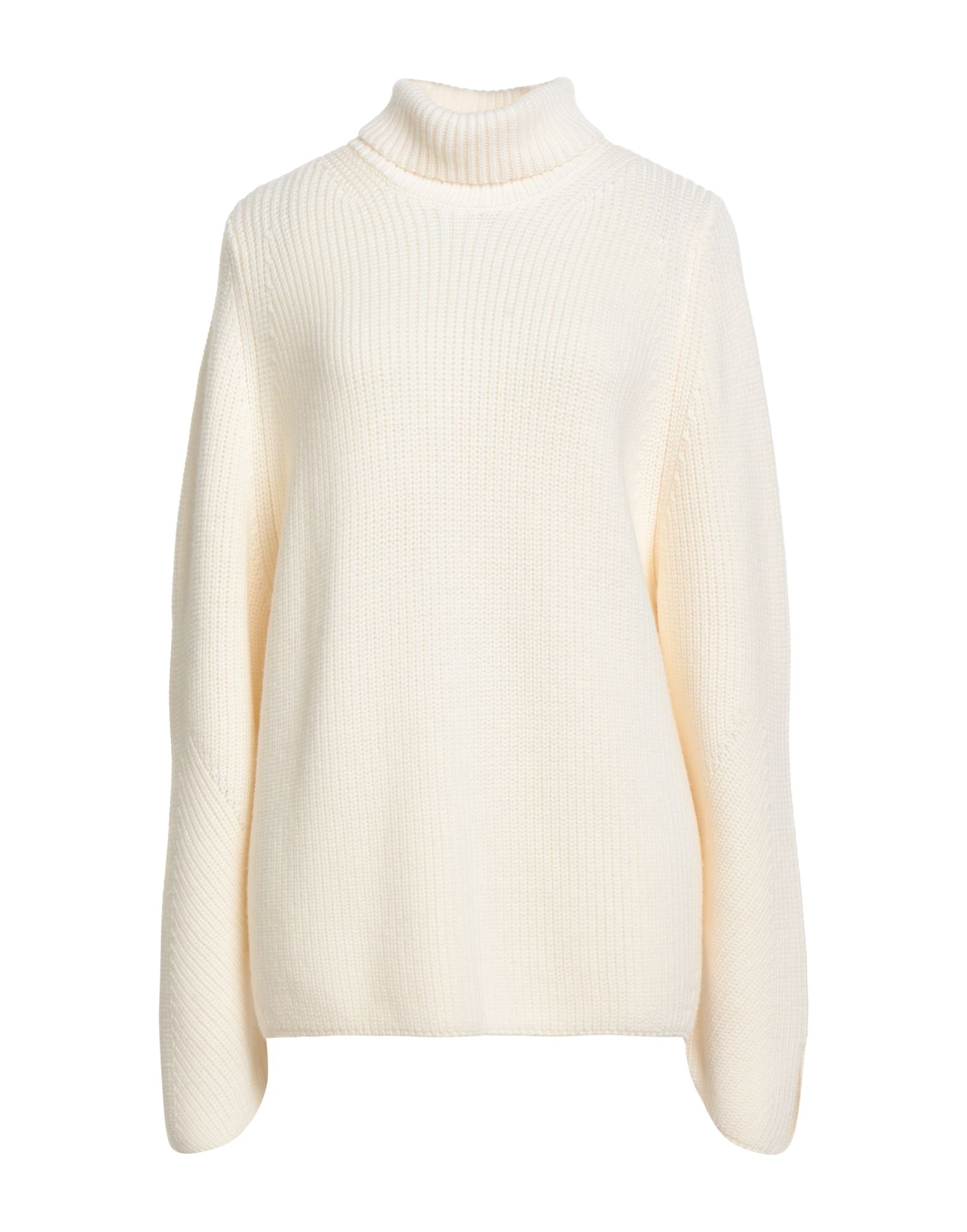 FORTE_FORTE Rollkragenpullover Damen Weiß von FORTE_FORTE