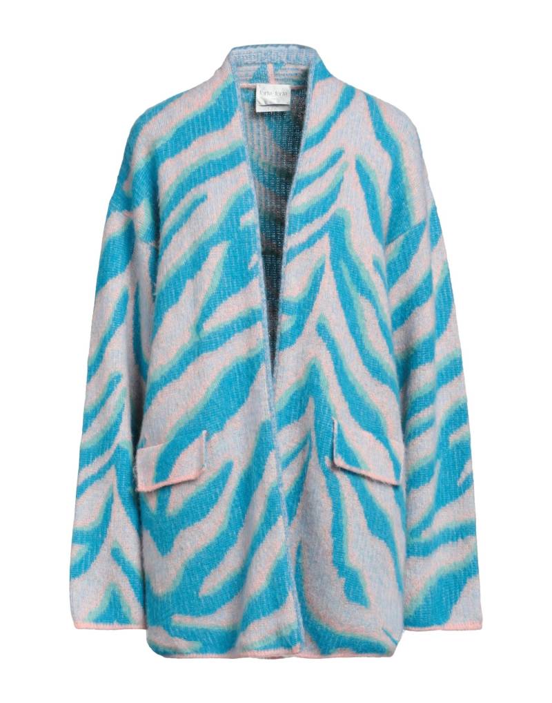 FORTE_FORTE Strickjacke Damen Azurblau von FORTE_FORTE