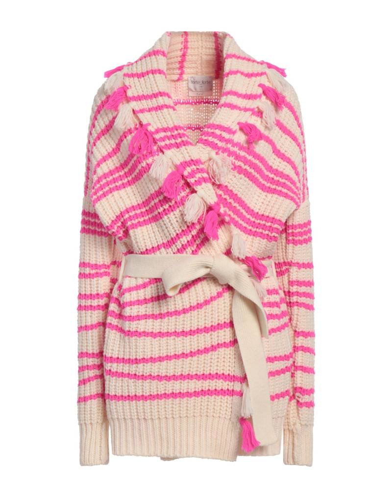 FORTE_FORTE Strickjacke Damen Fuchsia von FORTE_FORTE
