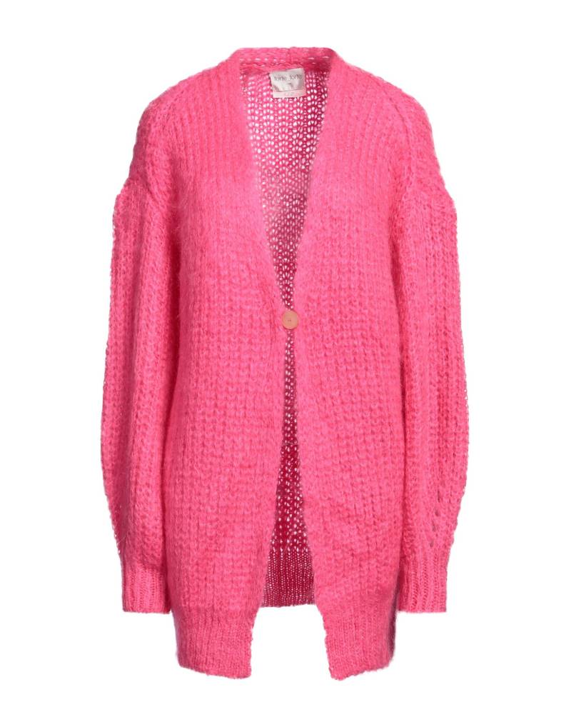 FORTE_FORTE Strickjacke Damen Fuchsia von FORTE_FORTE