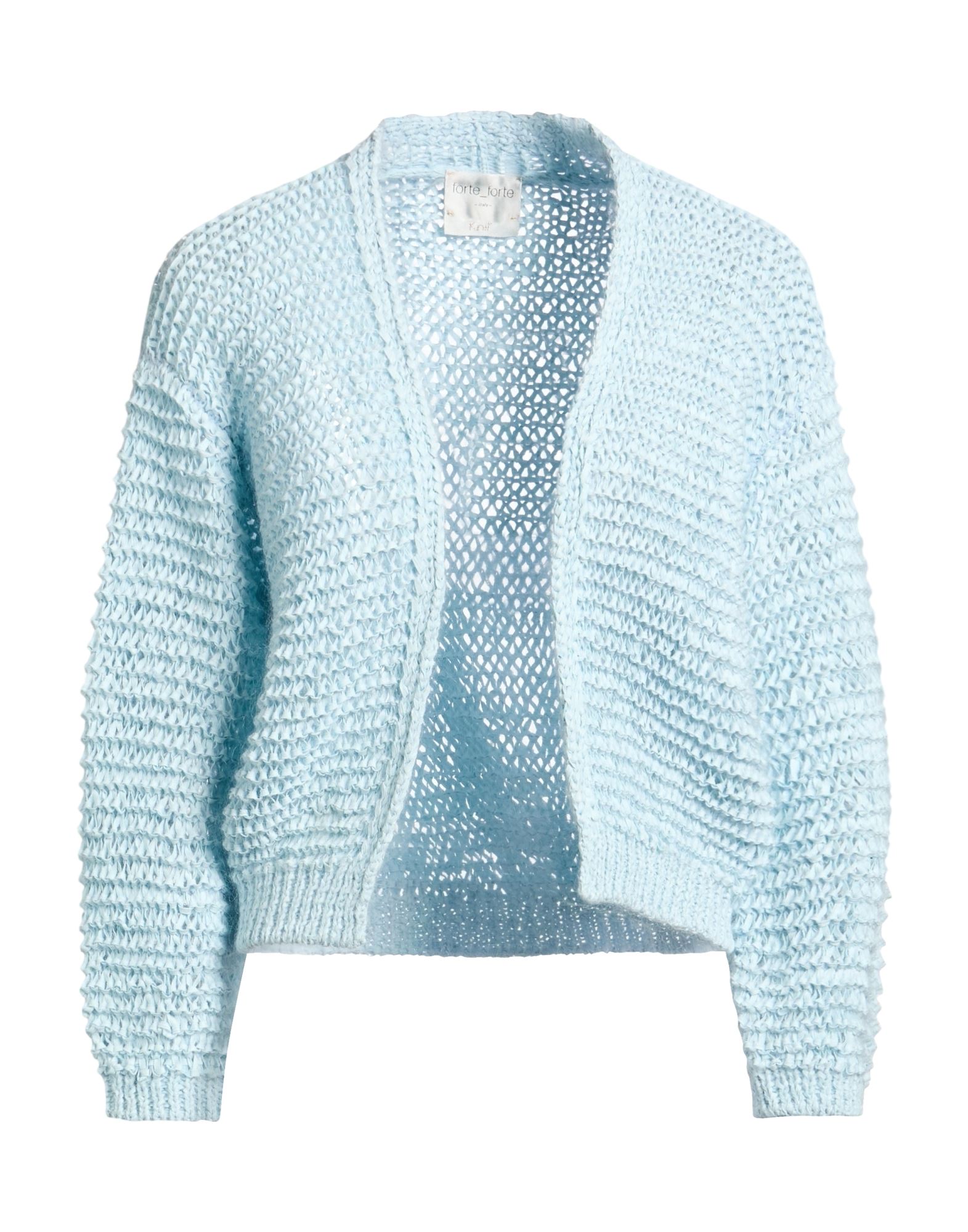 FORTE_FORTE Strickjacke Damen Himmelblau von FORTE_FORTE