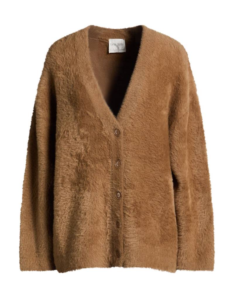 FORTE_FORTE Strickjacke Damen Kamel von FORTE_FORTE
