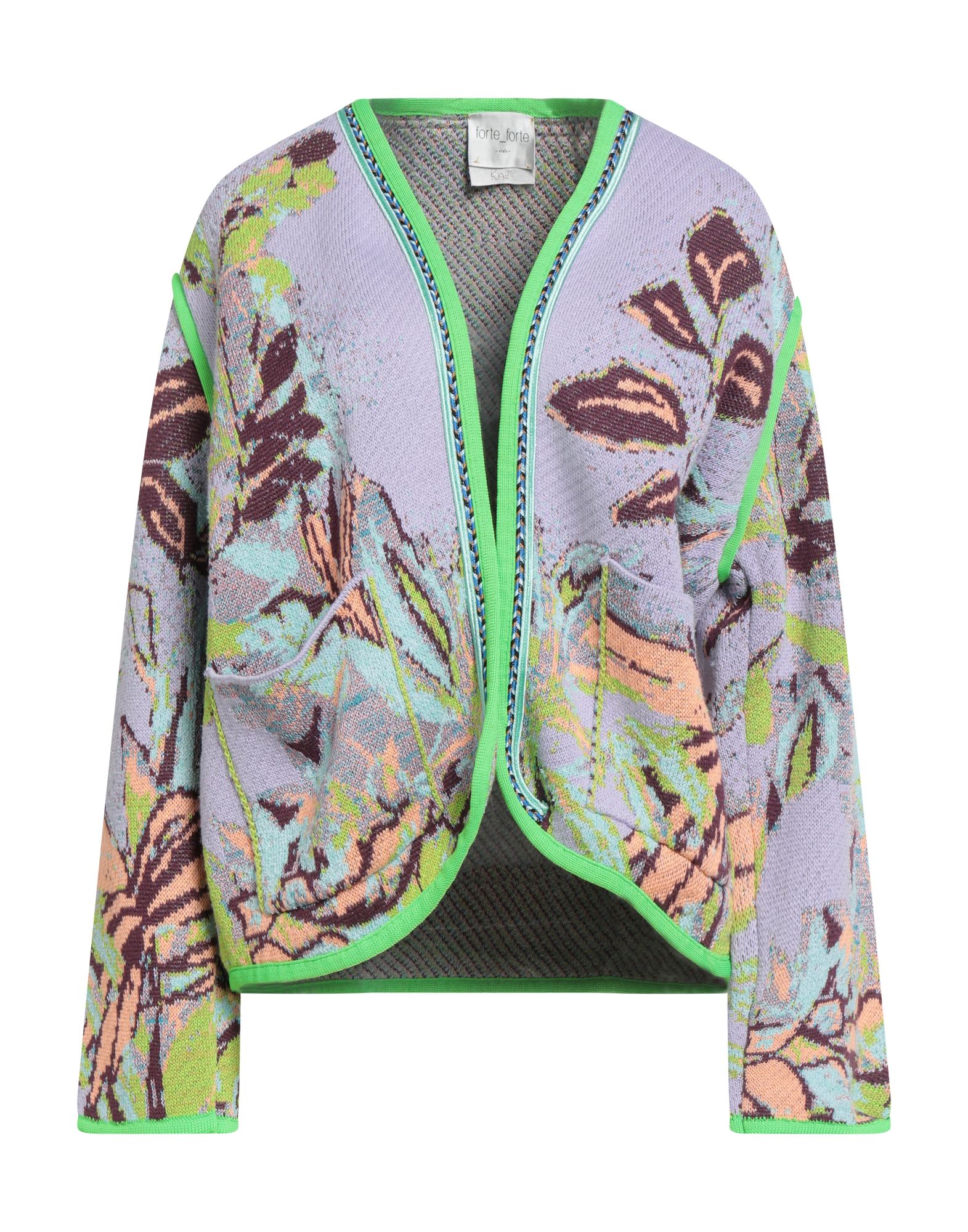 FORTE_FORTE Strickjacke Damen Lila von FORTE_FORTE