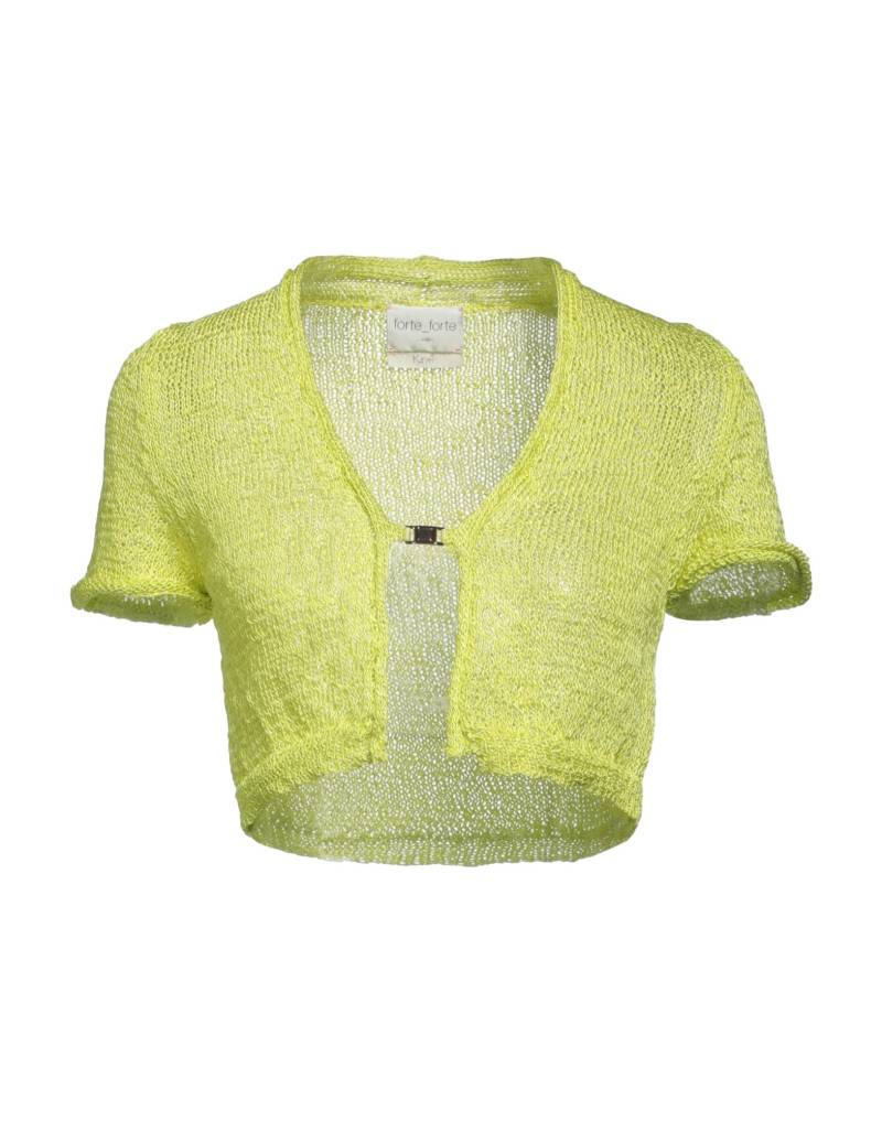 FORTE_FORTE Strickjacke Damen Limettengrün von FORTE_FORTE