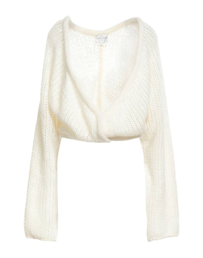 FORTE_FORTE Strickjacke Damen Off white FORTE_FORTE Strickjacke Damen Off white von FORTE_FORTE