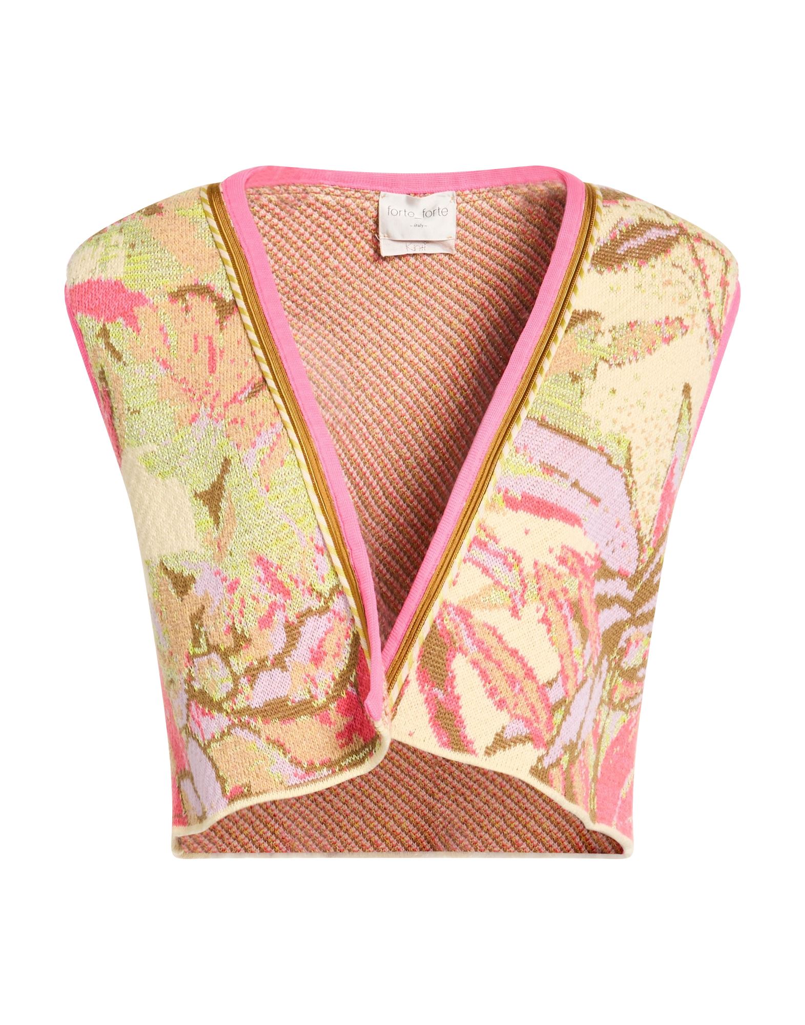 FORTE_FORTE Strickjacke Damen Pastellgelb von FORTE_FORTE