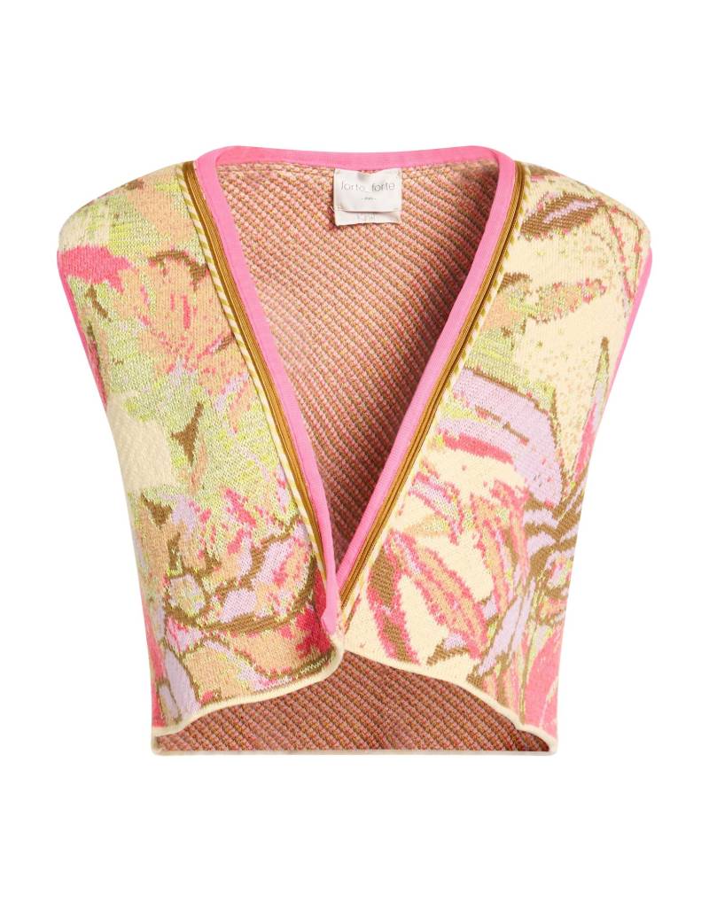 FORTE_FORTE Strickjacke Damen Pastellgelb von FORTE_FORTE