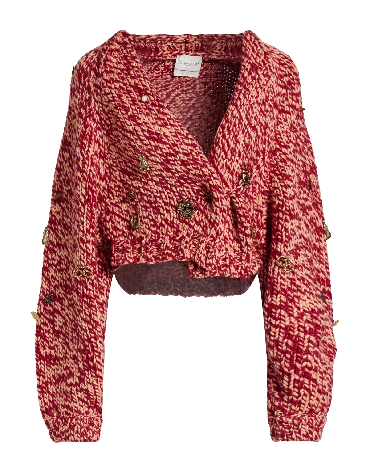 FORTE_FORTE Strickjacke Damen Rot FORTE_FORTE Strickjacke Damen Rot von FORTE_FORTE