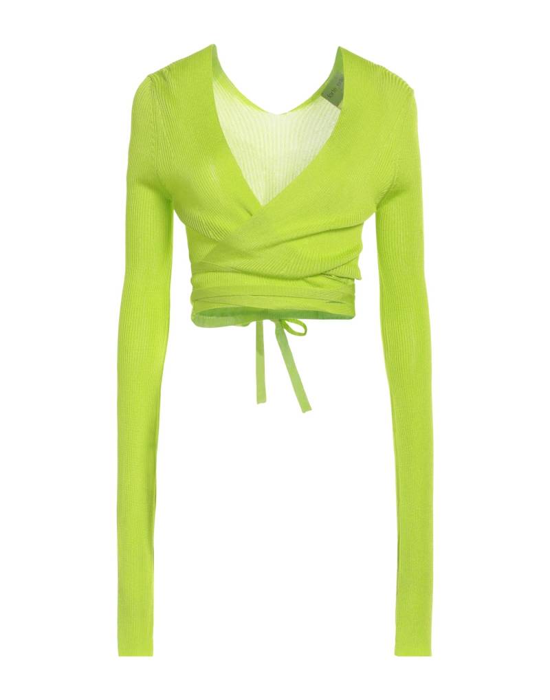 FORTE_FORTE Wickelpullover Damen Limettengrün von FORTE_FORTE