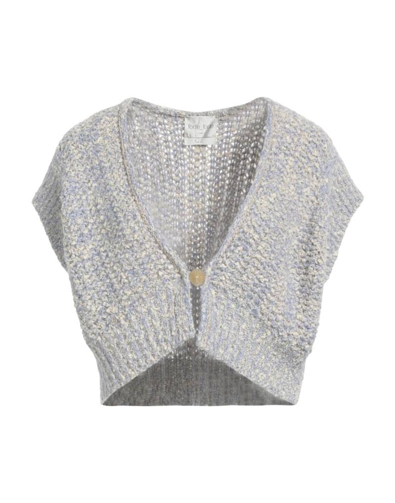 FORTE_FORTE Wickelpullover Damen Himmelblau von FORTE_FORTE
