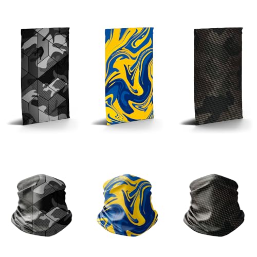 Leichtes Schlauchtuch, Buff, Multifunktionstuch (3), Schwarz , One size von FORTE GT