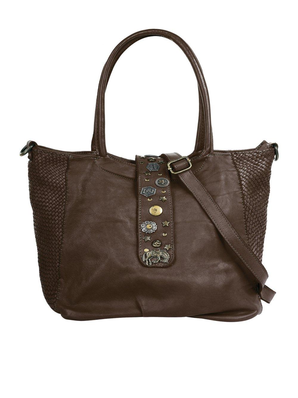 forty° Handtasche Damen Leder, braun von FORTY°