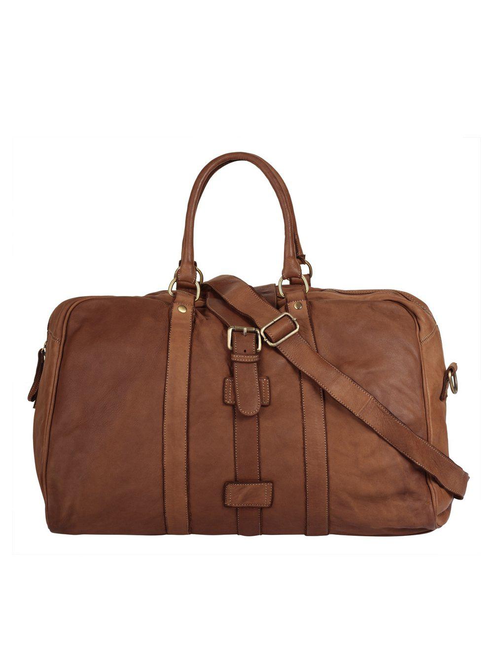 forty° Reisetasche Damen Leder, cognac von FORTY°