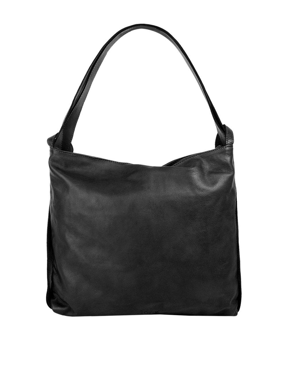 forty° Rucksack-Shopper Damen Leder, schwarz von FORTY°